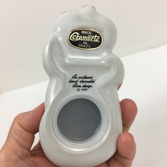 VTG Avon Pampered Pig Ceramic Pomander Fragrance Holder Box - Picture 7 of 9